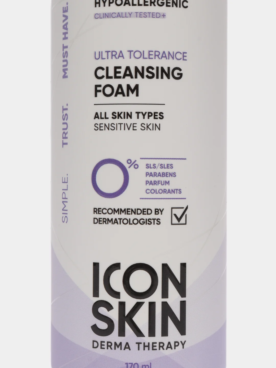 ICON SKIN Пенка для умывания для всех типов кожи Ultra Tolerance, 170 мл
