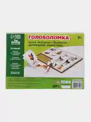 Головоломка "Рамка-вкладыш с Доманом "ДОМАШНИЕ ЖИВОТНЫЕ"