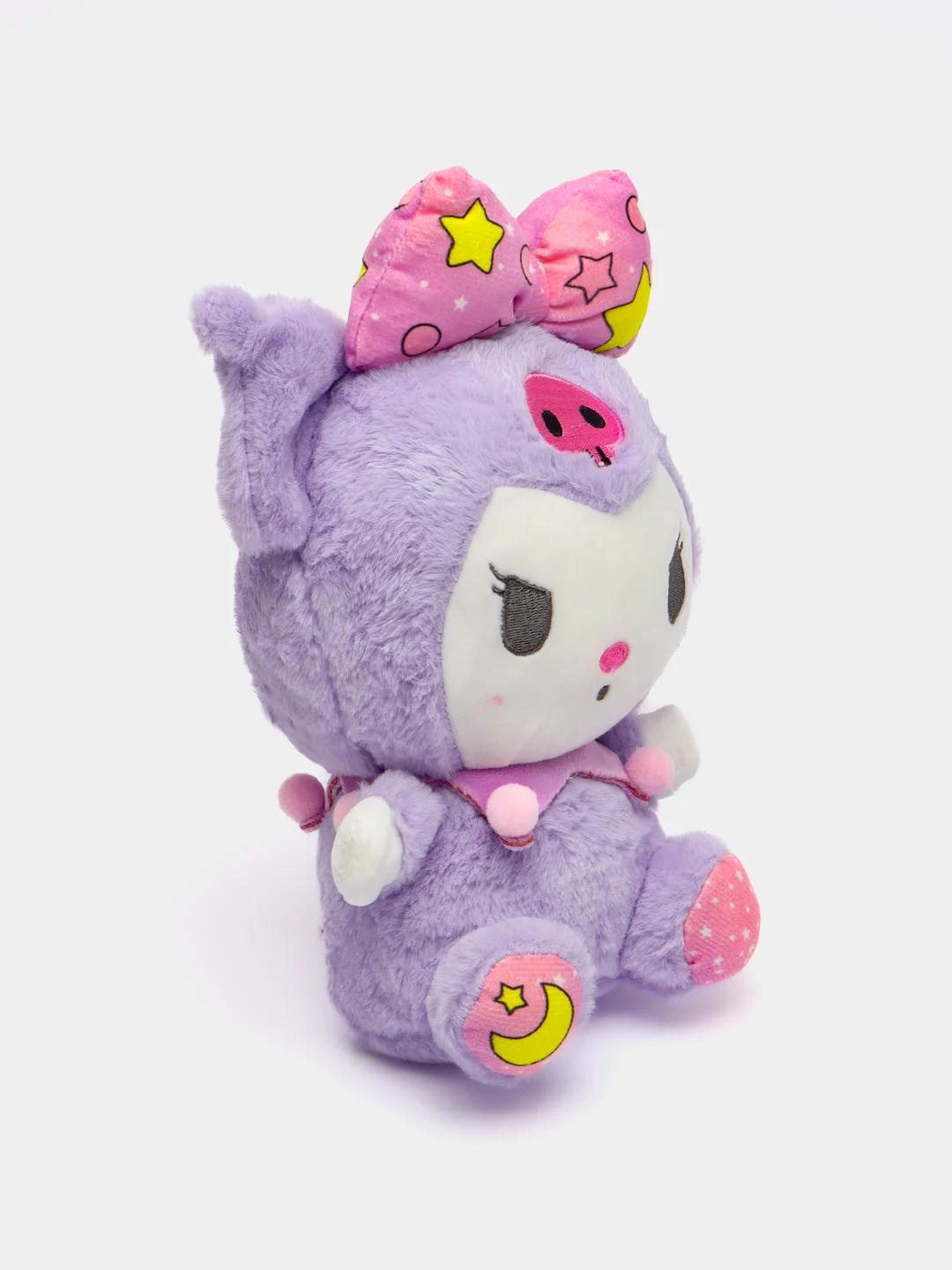 Бежевый меланж мягкие игрушки Kuromi, My Melody, Sinnamoroll, плюшевые 17-25 см