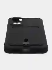 Черный чехол Xiaomi Redmi Note 11 4G, Redmi Note 11S  Редми Нот 11 / Нот 11С с карманом для карты