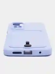 Лавандовый чехол Xiaomi Redmi Note 11 4G, Redmi Note 11S  Редми Нот 11 / Нот 11С с карманом для карты