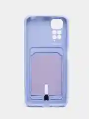 Лавандовый чехол Xiaomi Redmi Note 11 4G, Redmi Note 11S  Редми Нот 11 / Нот 11С с карманом для карты
