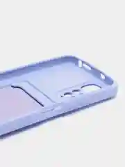Лавандовый чехол Xiaomi Redmi Note 11 4G, Redmi Note 11S  Редми Нот 11 / Нот 11С с карманом для карты