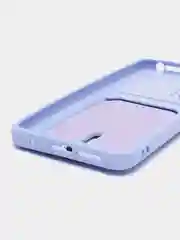 Лавандовый чехол Xiaomi Redmi Note 11 4G, Redmi Note 11S  Редми Нот 11 / Нот 11С с карманом для карты