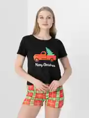 Красный пижама женская новогодняя, 6 цветов