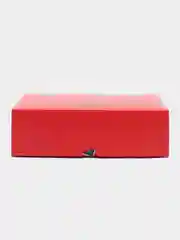 Алый коробка подарочная новогодняя