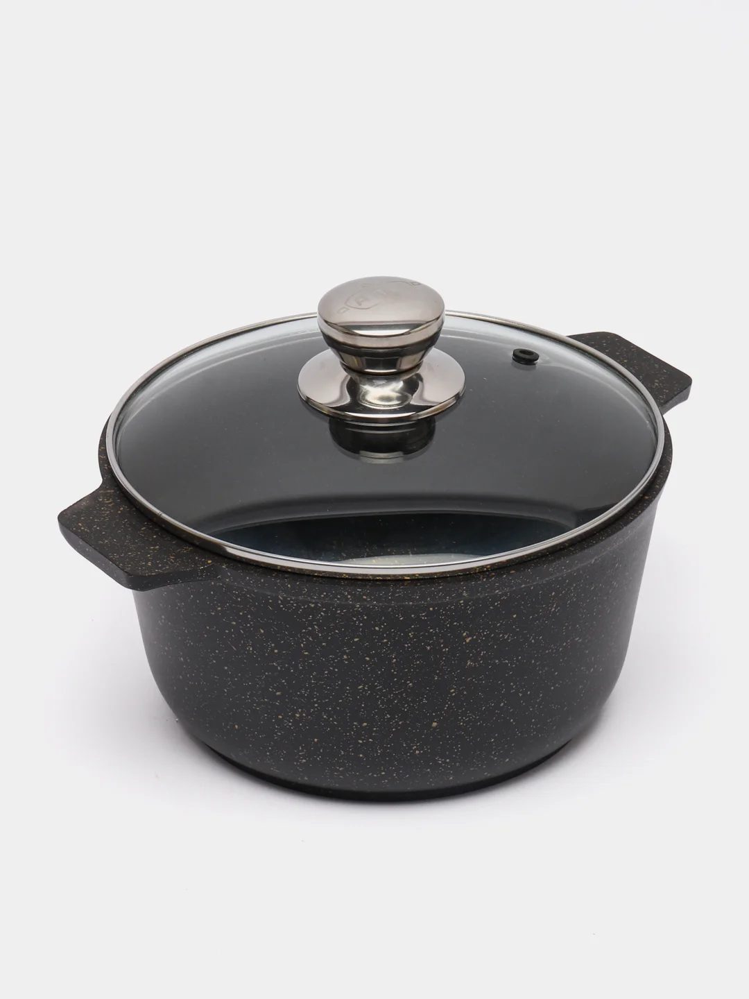 Золотой кастрюля ALTEI Granit Perfection, с крышкой, антипригарное покрытие, 3 л / 5 л