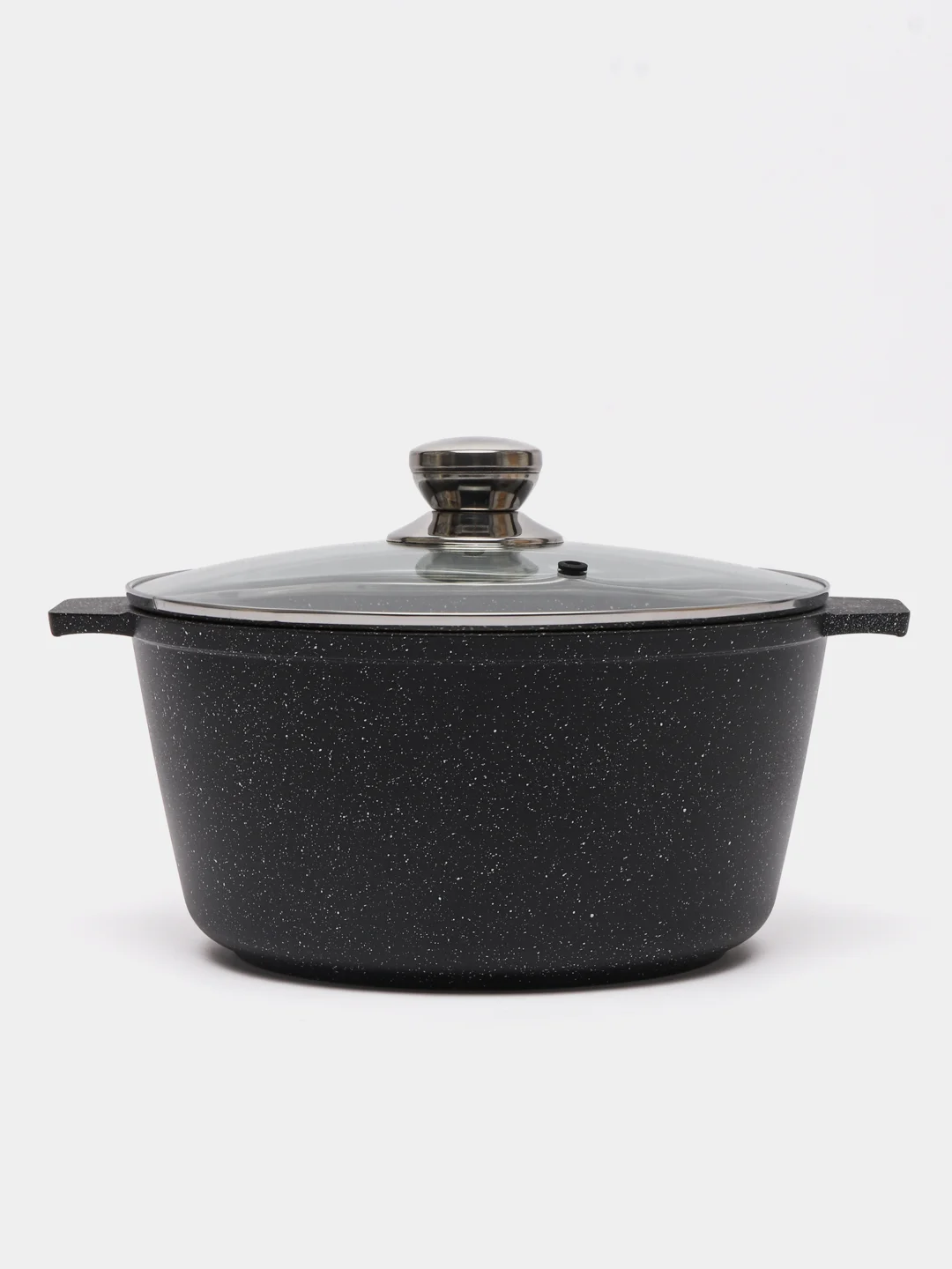 Белый кастрюля ALTEI Granit Perfection, с крышкой, антипригарное покрытие, 3 л / 5 л
