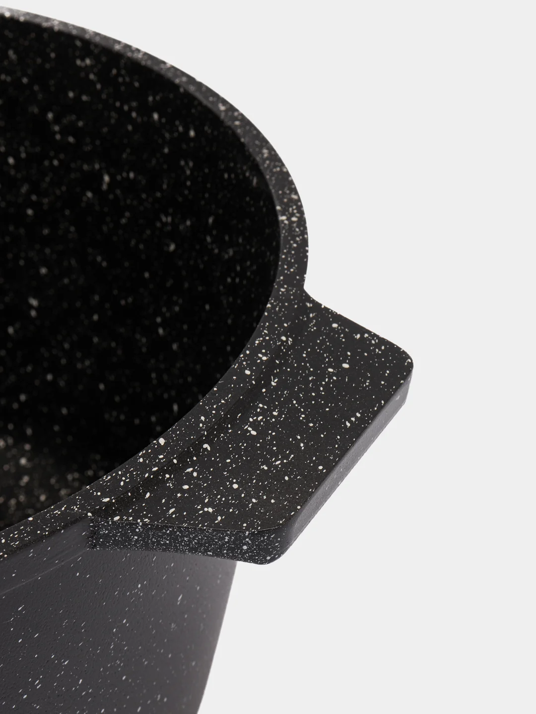 Белый кастрюля ALTEI Granit Perfection, с крышкой, антипригарное покрытие, 3 л / 5 л