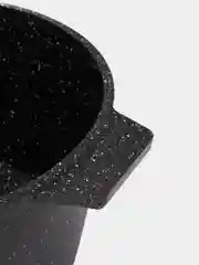 Белый кастрюля ALTEI Granit Perfection, с крышкой, антипригарное покрытие, 3 л / 5 л