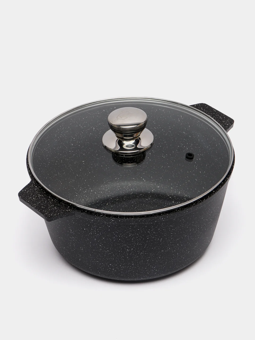 Белый кастрюля ALTEI Granit Perfection, с крышкой, антипригарное покрытие, 3 л / 5 л