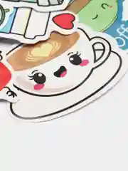 Набор стикеров "Кофе" (Coffee), 50 штук