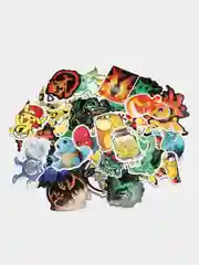 Набор стикеров "Покемоны" (Pokemon), 50 штук