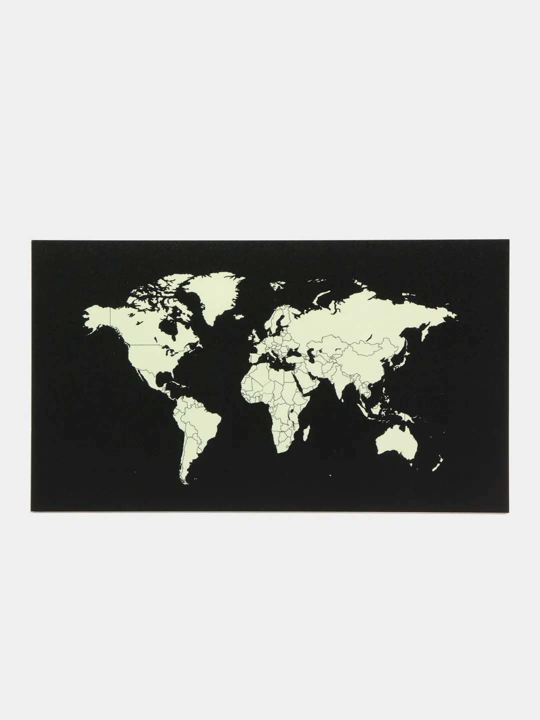 Светящаяся карта мира Люми Зуми Черная, 42*30 см купить по цене 699 ₽ винтернет-магазине KazanExpress