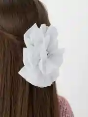 Белый бант для волос, белый, для девочки, 1 штука