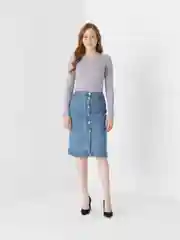 Серый лонгслив укороченный, в рубчик, с длинными рукавами