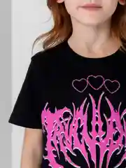 Футболка детская Hello Kitty светящаяся в темноте