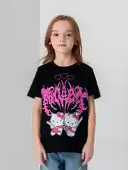 Футболка детская Hello Kitty светящаяся в темноте