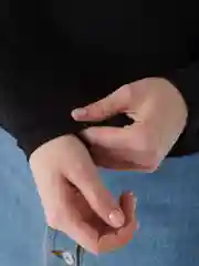Черный водолазка женская в крупный рубчик