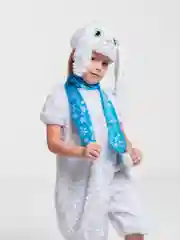 Новогодний детский  карнавальный костюм на "Зайчик Федя"