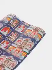 Коралловый бумага упаковочная, 1шт и 5шт в упаковке новогодняя, крафт