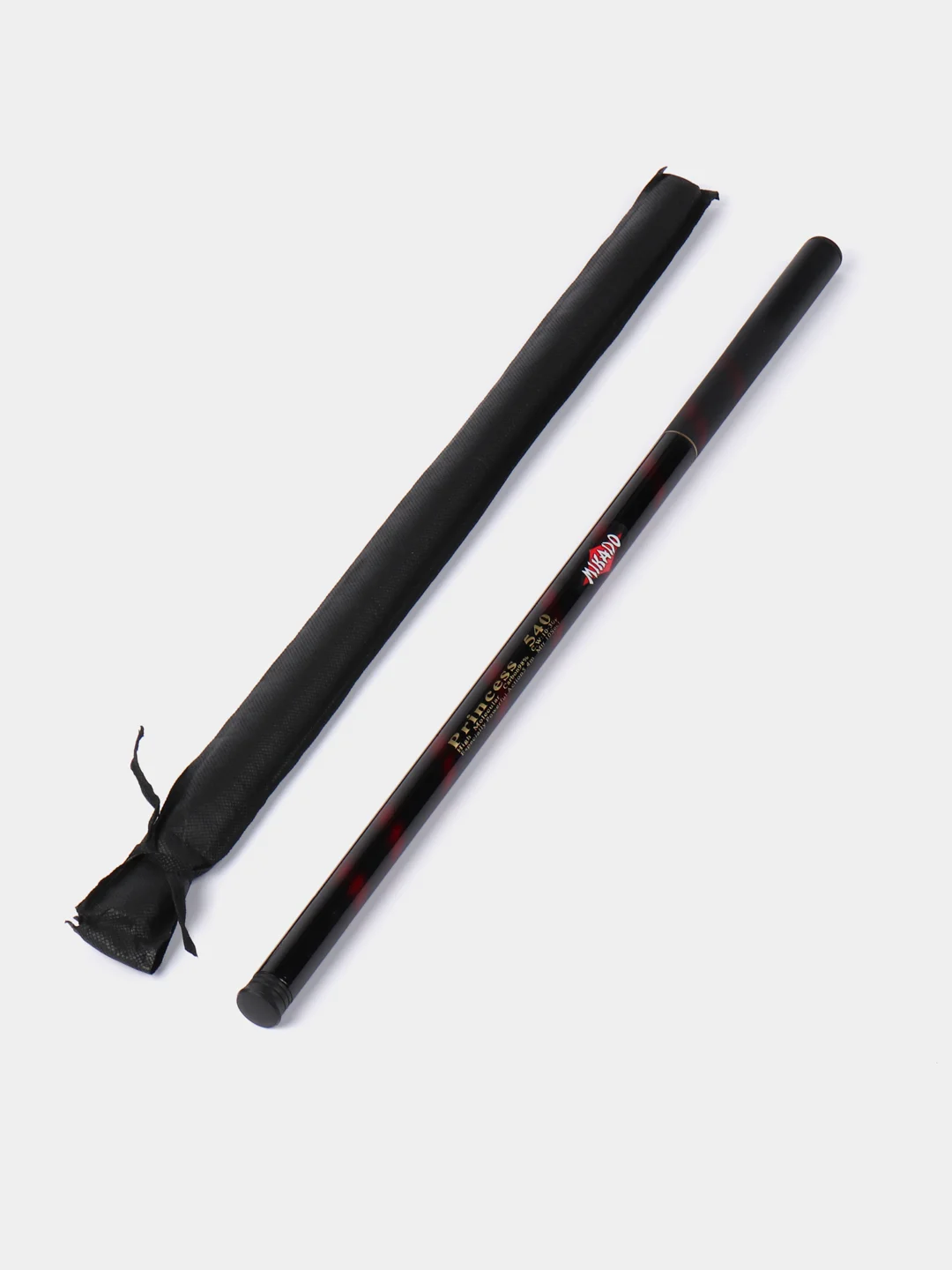 Черный удочка маховая без колец, укороченная, Mikado