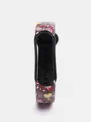 Красный ремешок для Xiaomi mi band 7 / 6 / 5 / 4 / 3 / NFC супергерои комикс браслет с принтом