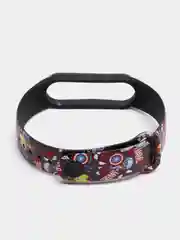 Красный ремешок для Xiaomi mi band 7 / 6 / 5 / 4 / 3 / NFC супергерои комикс браслет с принтом
