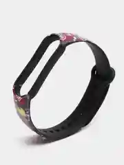 Красный ремешок для Xiaomi mi band 7 / 6 / 5 / 4 / 3 / NFC супергерои комикс браслет с принтом