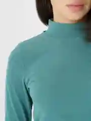 Зеленый водолазка женская