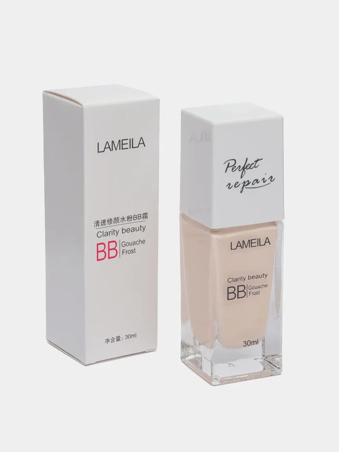 Молочный тональный BB крем Lameila, основа для макияжа, 30 ml