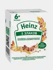 Каша детская Heinz молочная, питьевая, 5 злаков, с 6 месяцев, 200 г