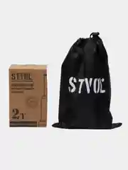 Домкрат автомобильный бутылочный STVOL 2т, высота подъема  15-28,5 см