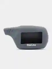 Серый чехол брелка сигнализации от Starline B9, B6, A91, А61 силиконовый, для корпуса ключа