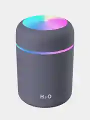 Черный ультразвуковой увлажнитель воздуха Humidifier, с подсветкой