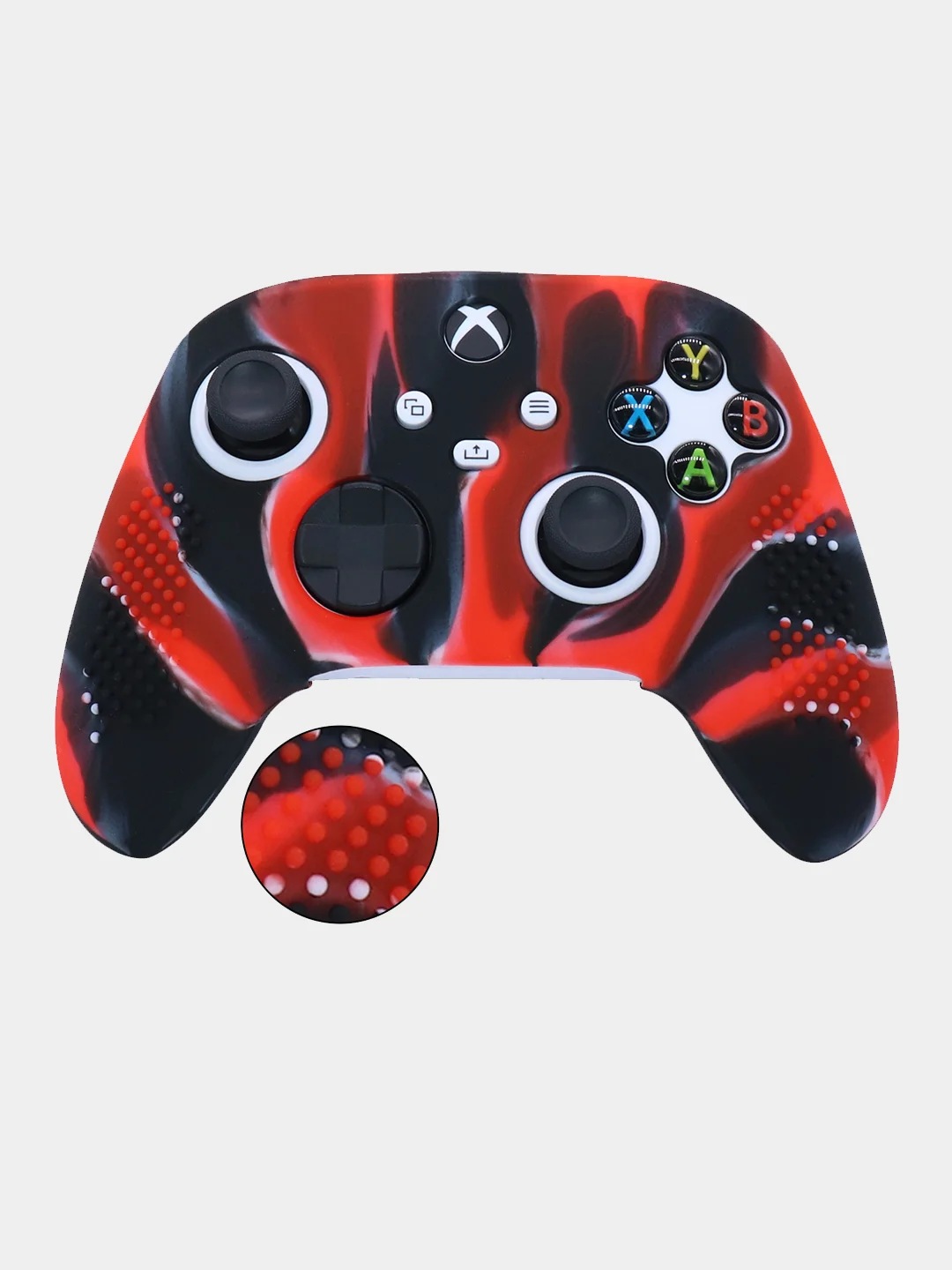 Зеленый защитный чехол с узором для джойстика Xbox Series S/X / Series