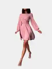 Пастельно-коралловый платье женское мини с поясом, молочное, школьное, белое свадебное,на роспись