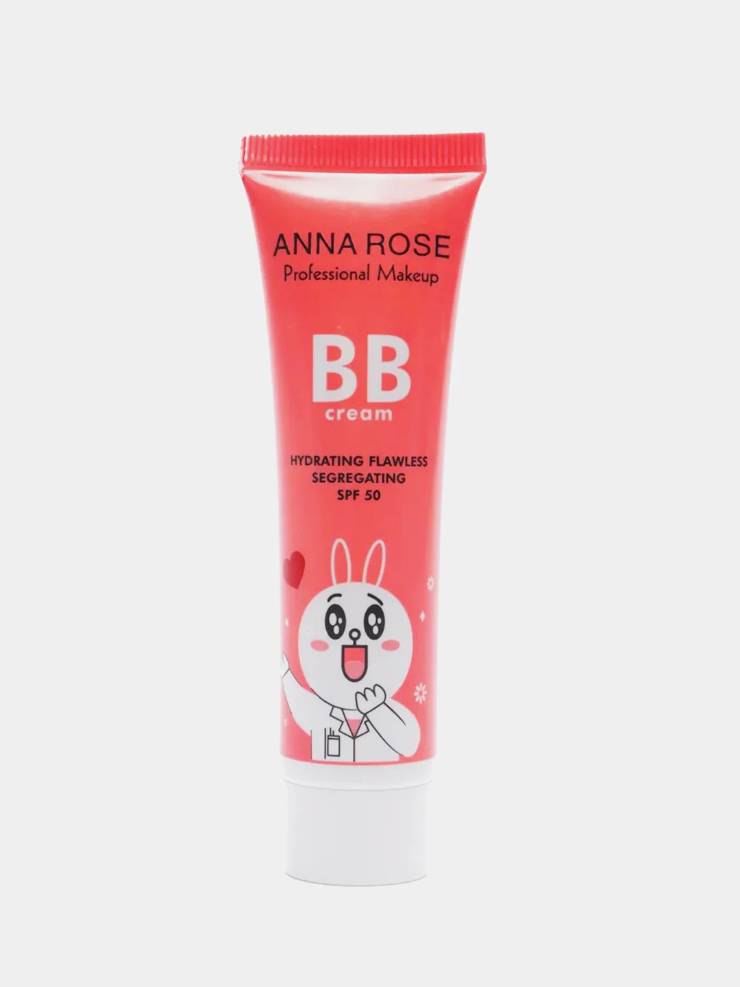 Розовый тональный ВВ - крем для лица "ANNA ROSE", тоналка, 30 мл