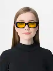 Угольный солнцезащитные очки, унисекс