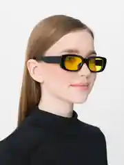 Угольный солнцезащитные очки, унисекс