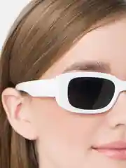Белый солнцезащитные очки, унисекс