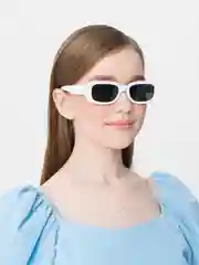Белый солнцезащитные очки, унисекс