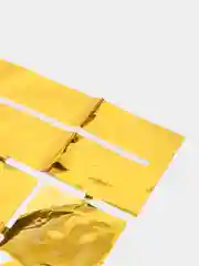 Желтый занавес для фотозоны, голографический, 100 х 200 см