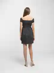 Черный платье женское, повседневное летнее, вискоза