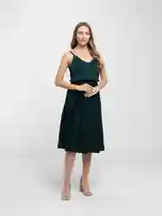 Тёмно-зелёный комплект женский