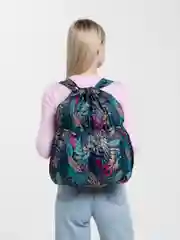 Голубой рюкзак, школьный, универсальный