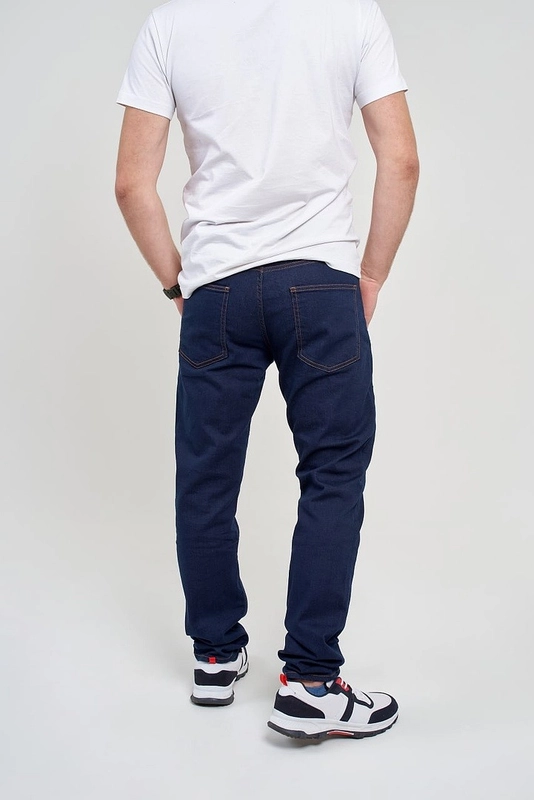 Джинсы мужские прямые темно-синие S Jeans Denim Originale