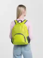 Салатовый рюкзак складной