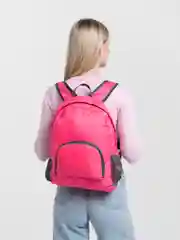 Розовый рюкзак складной