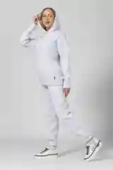 Серый теплый костюм на флисе женский